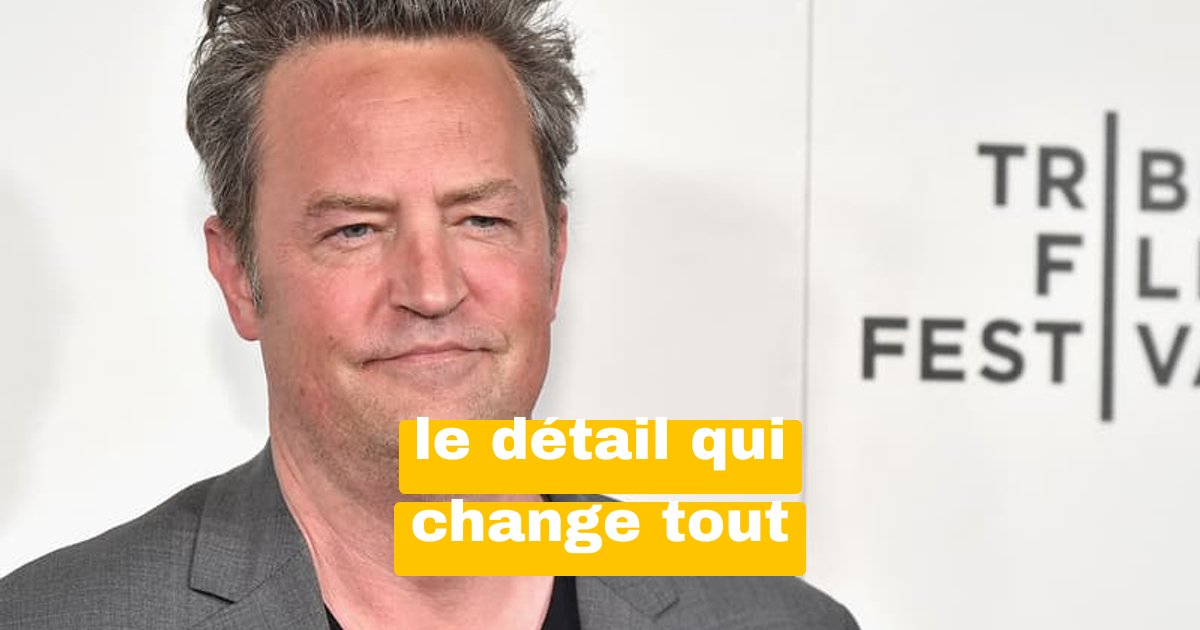 Le secret derrière le drame de Matthew Perry enfin révélé
