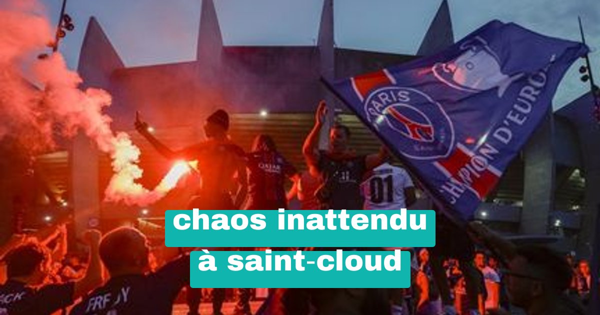Vélos en feu, mortiers… le PSG au cœur d’un chaos inattendu